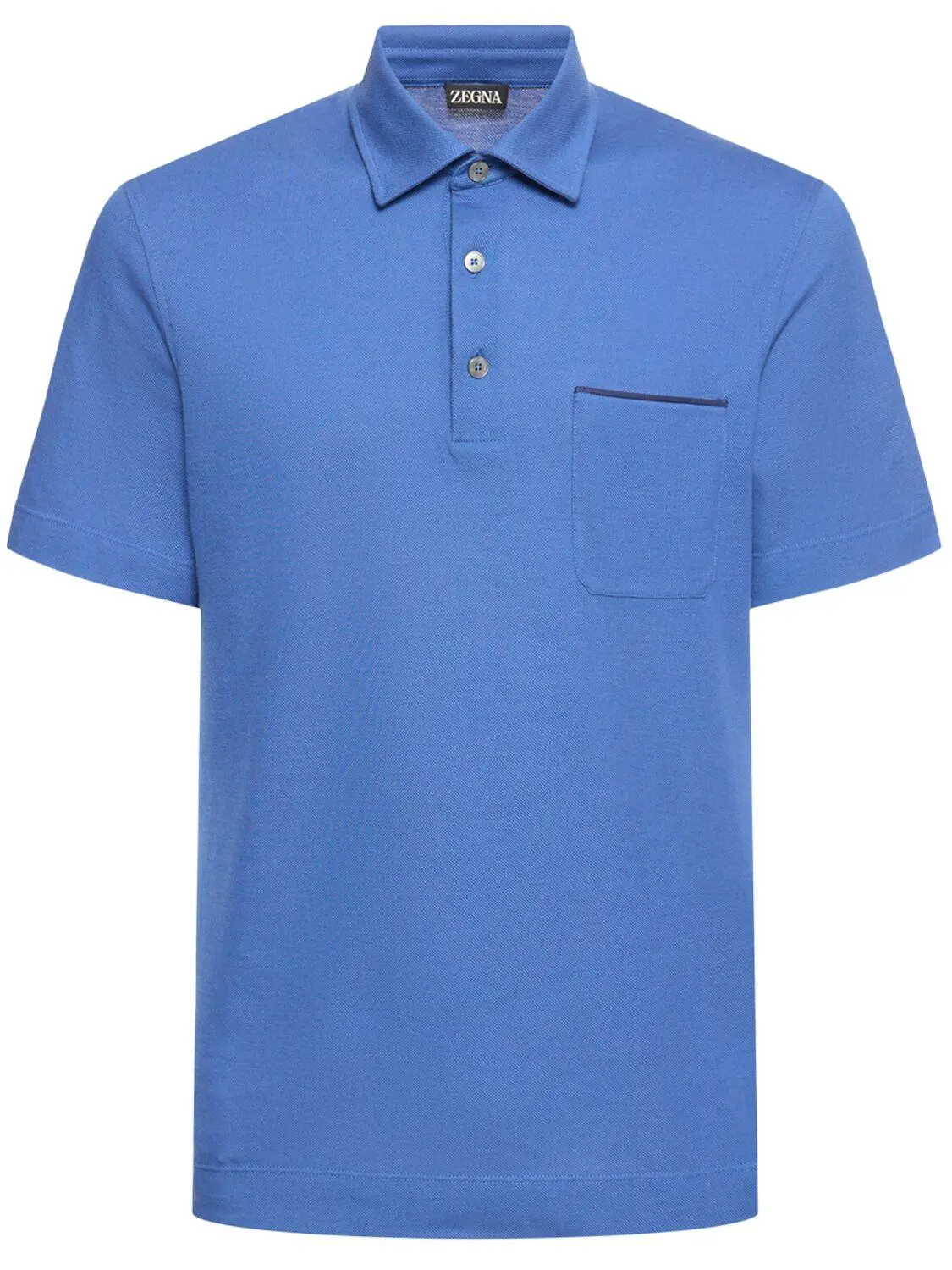 Ermenegildo Zegna Light Blue Polo Shirt SZ. XL MSRP: 595.00 good *EUC