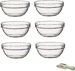  Cooking Ingredient Viva Haushaltswaren Set of 30 Mini Glass Dishes  Dips Tapas/Diameter 6 cms Bowl with mini wooden scoop Spices 