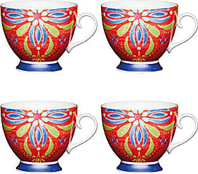 Kitchen Craft Apple Farm Handgefertigte Runde Portia Pig Backform Keramik Mehrfarbig 26 x 26 x 5 cm