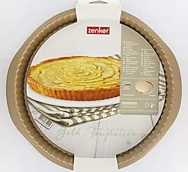 38,5 x 26,5 x 3 cm Acciaio Zenker 7358 Muffin di Latta Mogano/Oro 