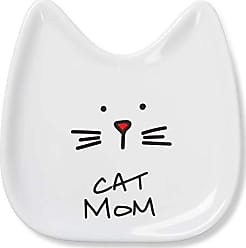 Pavilion Gift Company Blobby Cat 5 Cat Spoon RestI Licked The Spoon White