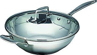 WMF Wok Multiply 28cm with Metal lid Silver Stainless Steel 57.5 x 33.2 x 20.3 cm 