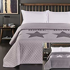 schwarz Stahl 200 x 220 cm DecoKing Bett/überwurf zweiseitig Steppung Paul Tagesdecke Polyester