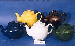 Farbe: Gr/ün typisch englische Teekanne Price /& Kensington 6 Tassen Teekanne mit Deckel