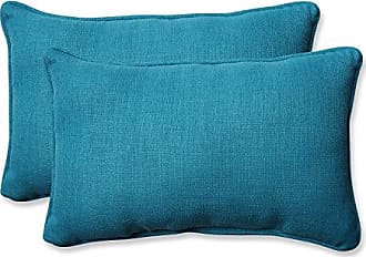 Set of 2 Blue 18.5 x 18.5 Pillow Perfect Outdoor//Indoor Rave Indigo Rectangular Throw Pillow