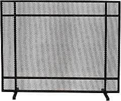 Christopher Knight Home Alleghany Modern Single Panel Fireplace Screen by Black Brushed Gold Finish
