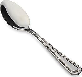 Everyday Parish Cutlery 18/0 Stainless Steel Mirror Finish Pack of 12 Classic Bead Soup Spoons 