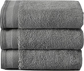 Grigio chiaro Set di 6 asciugamani da bagno in cotone 194 844 Gris Clair De Witte Lietaer 100 x 50 cm