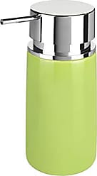 Wenko 23612100 Vetro-Dispensador de jab/ón l/íquido 0,40 L, Cristal, 8,5 x 19 x 7,5 cm 8.5 x 19 x 7.5 cm Color Verde