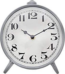 Mantel Clocks Home Kitchen Clocks Home Decor Creative Co Op Black Metal Mantel Clock Pjb Lt