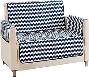 CHAIR Black Quick Fit Fifi Chevron Reversible Furniture Protector Slipcover