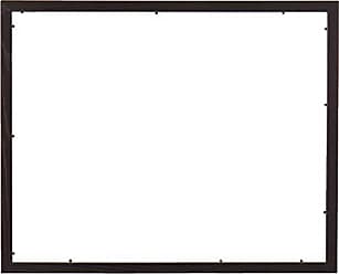 WOM0066-1343-YBLK-20x20 ArtToFrames 20x20 inch Black on Red Oak Wood Picture Frame