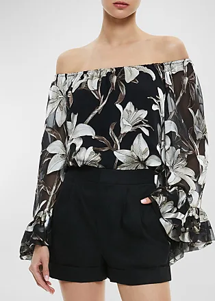 NWT Alice & Olivia Floral Top outlets Smocked XS Nordstrom