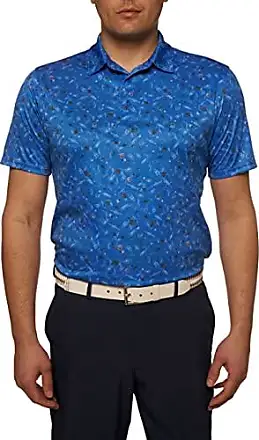 Robert Graham Mens Blue Polo outlet Shirt