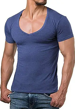 Tee fashion shirt col v profond homme