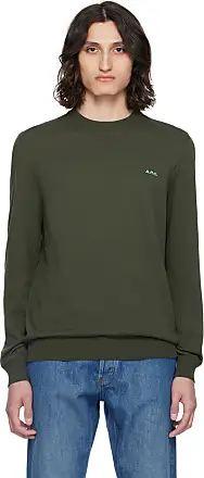 A.P.C. Sweater Mens Size Large on sale Black Light Weight Full Zip With Pockets. (SWE