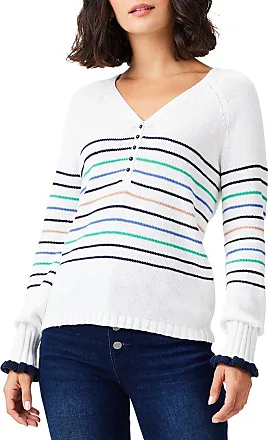 NIC + ZOE Women's Pullover, hot White size M ,Elbow length sleeves. NWT