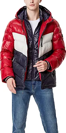 Blue and red tommy hilfiger fashion jacket