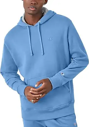 Mens baby blue champion hoodie sale