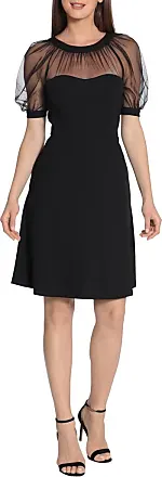 Illusion shops yoke crepe sheath dress maggy london