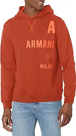 Fashion armani exchange hoodie orange