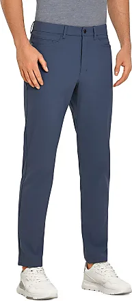  CRZ YOGA Mens All Day Comfy Golf Pants - 30/32/34 Quick Dry  Lightweight Work Casual Trousers