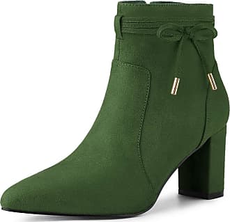 green ankle boots uk