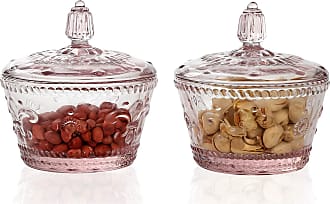 Decorative Amici Home Rainbow Storage Canister with Lid Metal Medium 38 oz 