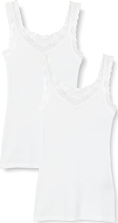 Pack of 2 Brand Iris & Lilly Womens Basic Microfibre Tank Vest