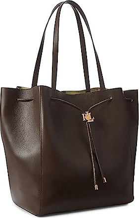 Polo Ralph Lauren Large logo-embossed Suede Tote Bag - Farfetch