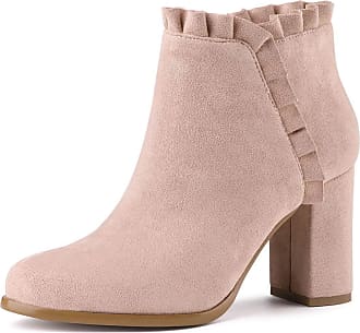 pink suede boots uk