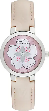 Louis Vuitton Pre-owned Louis Vuitton Tambour Cool V Quartz Diamond Red  Dial Ladies Watch Q1G09 - Pre-Owned Watches - Jomashop