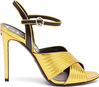 gucci high heels gold