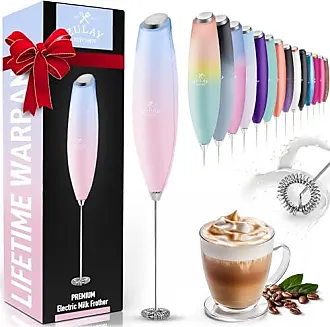 Primula Milk Frother With Stand, Handheld Whisk, Drink Foamer, Mini Blender  Mixer For Coffee, Frappe, Bulletproof, Matcha, Espresso. Battery Operated