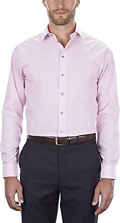 Kenneth Cole Kenneth Cole Unlisted Mens Dress Shirt Regular Fit Solid, Pink, 16-16.5 Neck 34-35 Sleeve