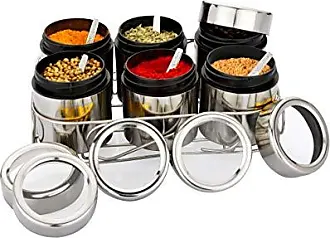M.R. 7 Pieces Stainless Steel Small Spoons for Container, Spice Jars,  Masala Spoons, Small Spoon for