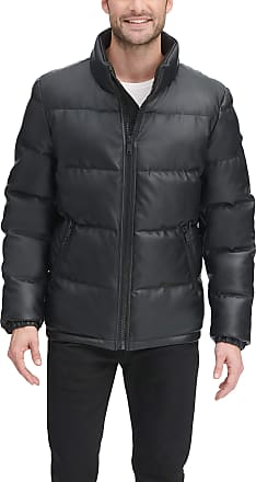 Standard and Big & Tall DKNY Men's Water Resistant Ultra Loft Hooded Logo Puffer Jacket 