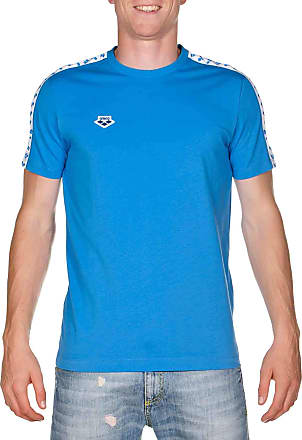 Arena Mens T-Shirt M Essential Big Logo S/S Tee XXL Blue fast drying 