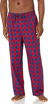 2 Pack Men's Nautica Fleece Pajama Lounge Pants Red/Blue Plaid XL 