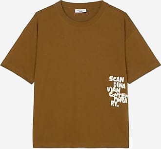 Rabatt 50 % Pull&Bear T-Shirt DAMEN Hemden & T-Shirts T-Shirt Basisch Braun/Weiß L 