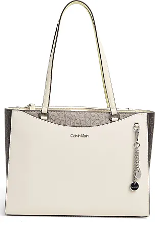 Calvin Klein monogram large tote with chain strap