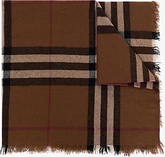 Montage Cashmere Reversible Scarf in Birch Brown
