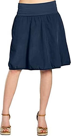 Mini-jupe unie à volants et taille élastique Imperial en coloris Bleu Femme Vêtements Jupes Minijupes 