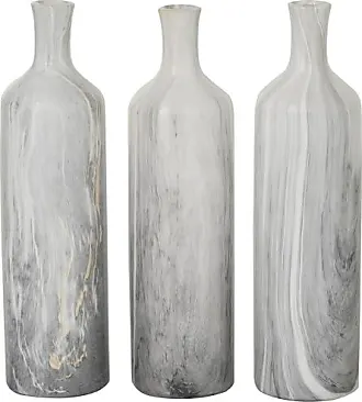  Deco 79 Metal Tall Galvanized Floor Vase with Studs, Set of 3  43, 33, 25H, Gray : Home & Kitchen