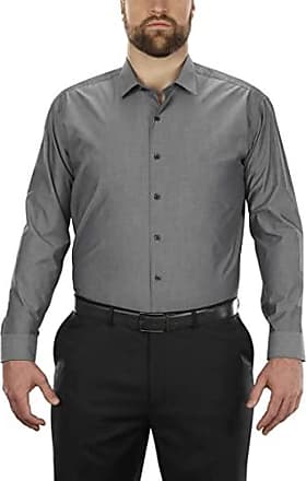 Kenneth Cole Reaction Mens Unlisted Dress Shirt Tall Solid Big Fit, Graphite, 18.5 Neck 34-35 Sleeve