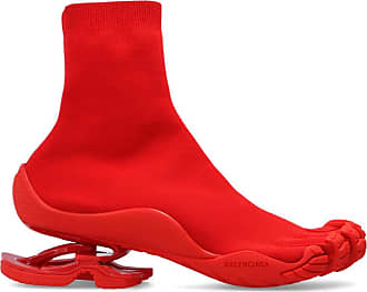 red balenciaga sock shoes