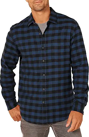  Orvis Big Bear Heavyweight Double Brushed Flannel Button Down  Shirt with Hand Warmer Pockets : Clothing, Shoes & Jewelry