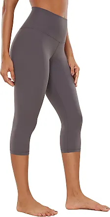 CRZ YOGA Womens Butterluxe High Waisted Knee Length Capri Leggings 14  Inches - Workout Buttery Soft Cropped Yoga Leggings Black XX-Small :  : Clothing, Shoes & Accessories