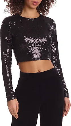 COMMANDO Sequined stretch-jersey bandeau top