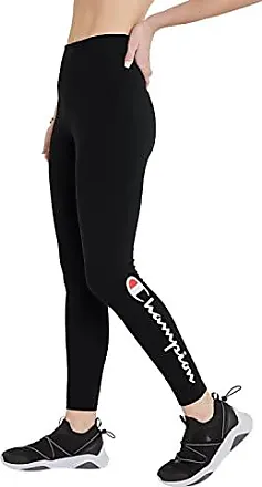Champion Authentic Jogger Tights, Stretch Athletic, Women's  Moisture-Wicking Leggings, C-Patch 25' Inseam, Black, X-Small at  Women's  Clothing store